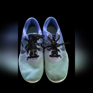 Nike flex blue and white sneakers #3